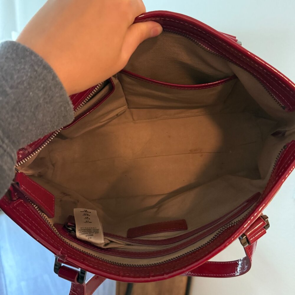 Burberry Nickie Tote Nova‎ Check Coated Canvas Small - Picture 7 of 10